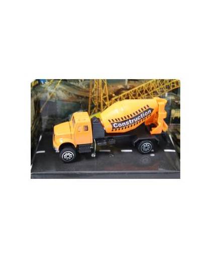 Gearbox Bouwvoertuig: cementwagen 1:64 geel