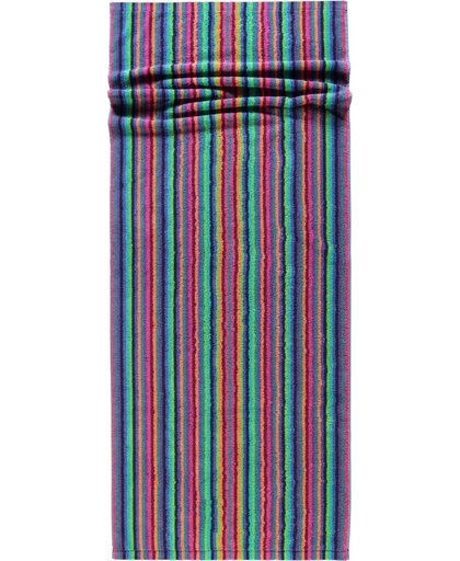 Cawö Lifestyle Streifen Saunadoek multicolor 70x180