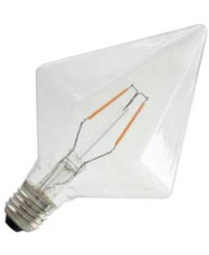 Pyramidlamp LED filament helder 2,0W (vervangt 25W) grote fitting E27