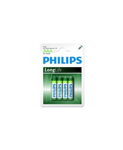 Philips LongLife Batterij R03L4B/10 niet-oplaadbare batterij
