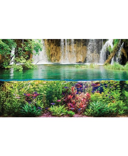 Fotobehang Waterfall Jungle Nature | XL - 208cm x 146cm | 130g/m2 Vlies