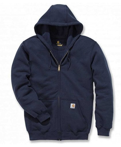 Carhartt Midweight Zip Hooded Sweatshirt New Navy Heren Size : L