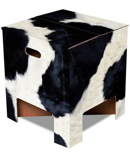 Dutch Design Brand kartonnen krukje - Uitvoering - Koeprint - Cow