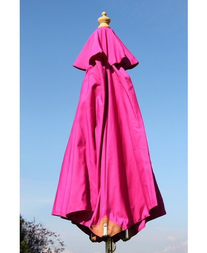 Hardhouten Parasol -  200 cm - verkrijgbaar in meerdere kleuren - Roze