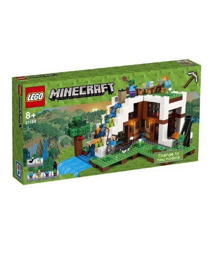 LEGO Minecraft De watervalbasis 21134