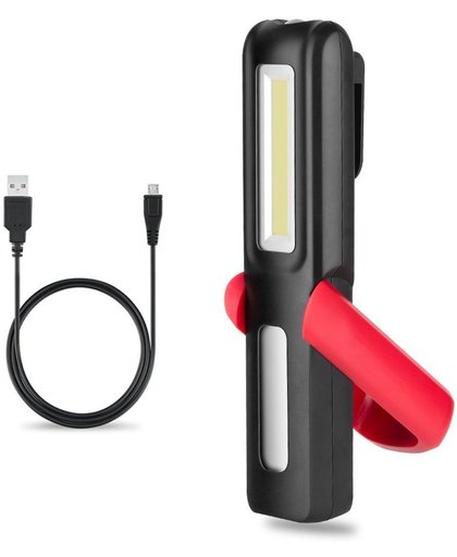 Werklamp | USB Oplaadbaar | Looplamp | Draagbaar |Werklicht | Campinglamp | Zaklamp | Noodlamp | Inspectielamp voor klussen | Met magneetklem