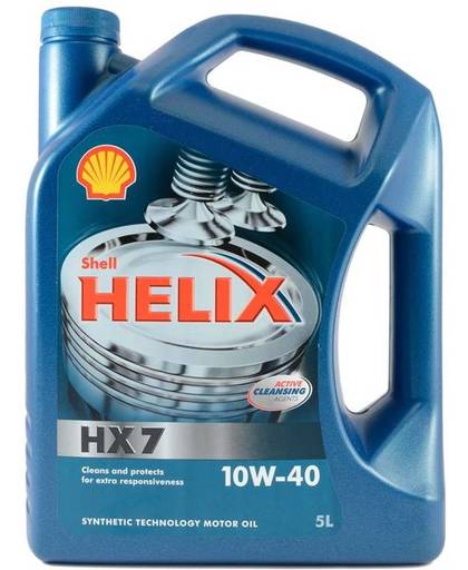 SHELL Helix HX7  10W40 5 liter Motorolie