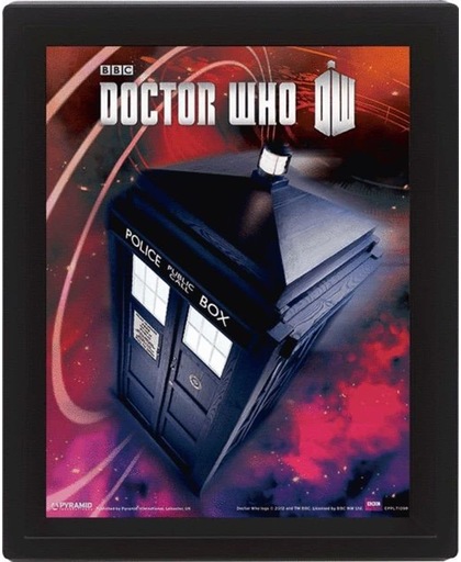 Merchandising DOCTOR WHO - 3D Lenticular Poster 26X20 - Flying Tardis