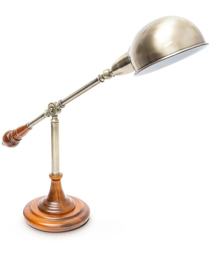 relaxdays Tafellamp - Leeslamp, Industriële lamp, Jugendstil, Luxe bureaulamp, Design.