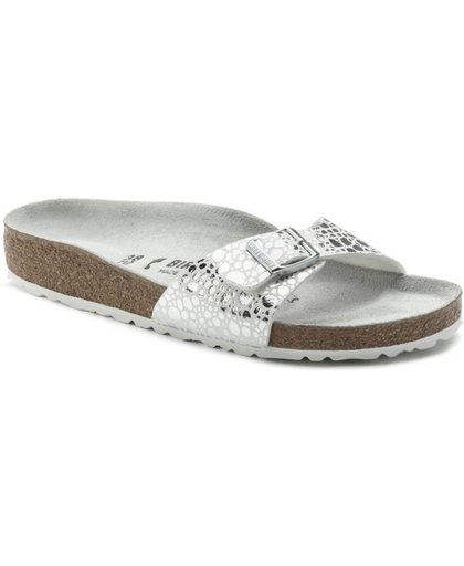 Birkenstock Madrid slippers zilver