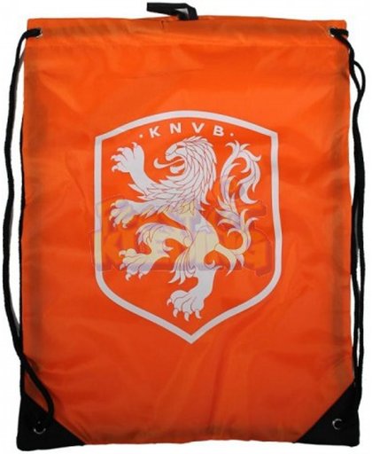 KNVB sporttas met aantrekkoord - kleur oranje
