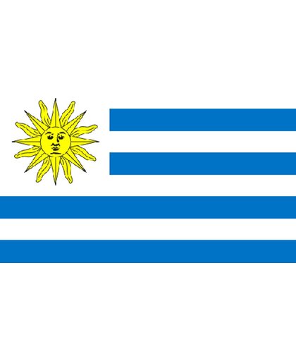 Vlag Uruguay - uruguayaanse vlag 150x90cm