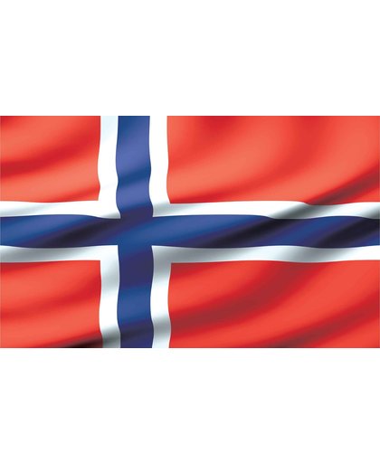 Fotobehang Flag Norway | XXXL - 416cm x 254cm | 130g/m2 Vlies