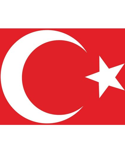 Fotobehang Flag Turkey | XXL - 312cm x 219cm | 130g/m2 Vlies
