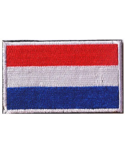 Klittenband Nederlandse Vlag - Gemakkelijk vast te Naaien Klittenband Patch