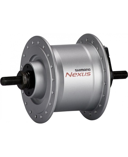 Shimano Nexus DH-C3000-3N naaf 3 Watt voor velgrem/schroefas zilver Uitvoering 36-gaats