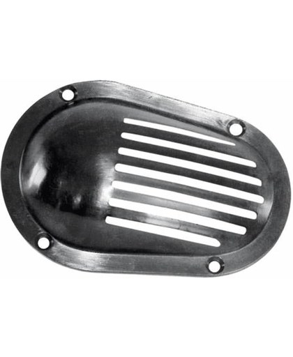 Lalizas Plastic Strainer Grilled, Oval, 120x80mm, Black