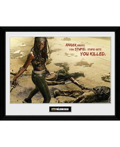Merchandising THE WALKING DEAD - Collector Print 30X40 - Michonne Kill