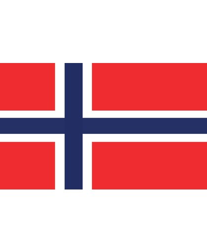 Fotobehang Flag Norway | XL - 208cm x 146cm | 130g/m2 Vlies