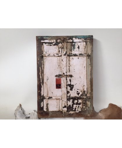 Spiegel met oude deuren - M - Diverse kleuren - 55x60 - M