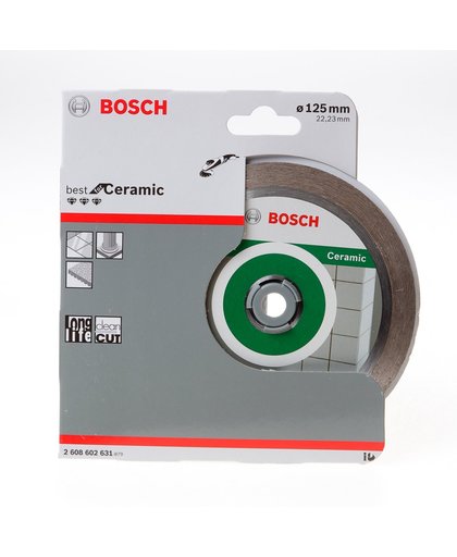 Bosch Slijpschijf diamant ceramic diameter 125 x asgat 22.2mm