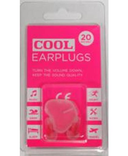 Happy Ears / Cool ears oordopjes 20dB herbruikbaar rose