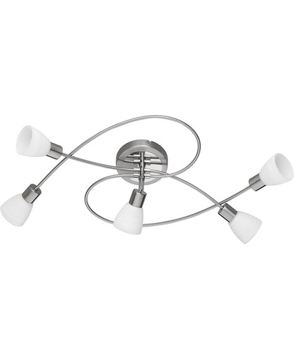 Trio Leuchten Carico - Plafondlamp - 5 lichts - H 215 mm - staal