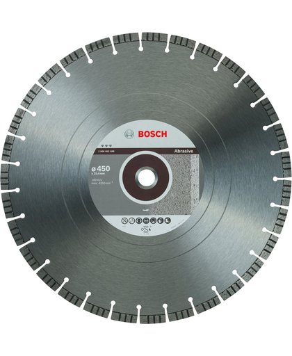 Bosch - Diamantdoorslijpschijf Best for Abrasive 450 x 25,40 x 3,6 x 12 mm