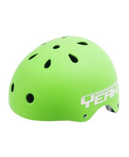 Ventura Freestyle BMX Helm Mat Groen Maat M (54-58 Cm)