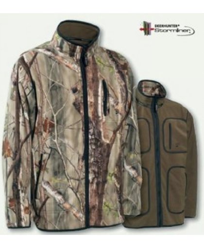 Deerhunter waterbestendig New Game omkeerbaar Camouflage fleece jacket Maat L