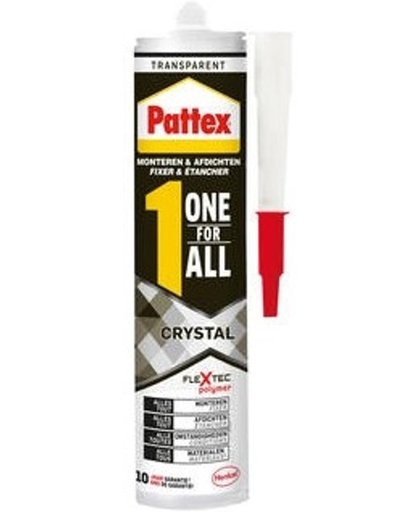 Pattex One for all - Crystal - Monteren en afdichten - Montagekit - 2 stuks