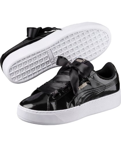 PUMA Vikky Platform Ribbon P Sneakers Dames - Black-Black