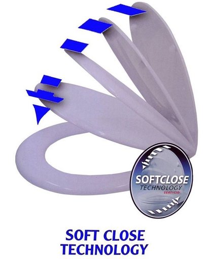 Toiletbril WIT met softclose deksel