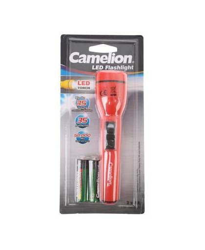 Camelion HomeBright zaklamp LED 15 cm rood