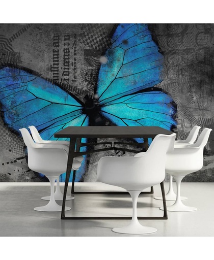 Fotobehang - Blauwe Vlinder
