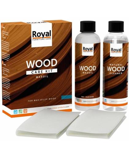 Oranje Waxoil Wood Care Kit + Cleaner 2x250ml