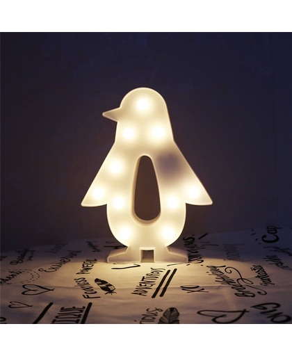 Nachtlamp pinguin - wit