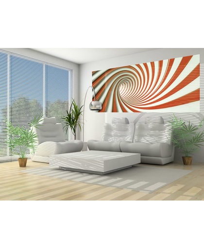 Fotobehang Design, Slaapkamer | Oranje | 250x104cm