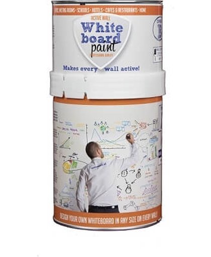 Whiteboardverf Active Wall Wit, Glanzend 1,0 liter