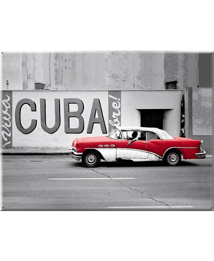 Viva Cuba Libre metalen wandbord 30x40 cm