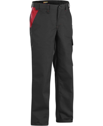 Bläkläder werkbroek industrie - Zwart/Rood