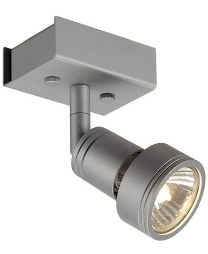 SLV PURI 1 plafondlamp Spotlamp 1x50W Grijs Chroom 147364