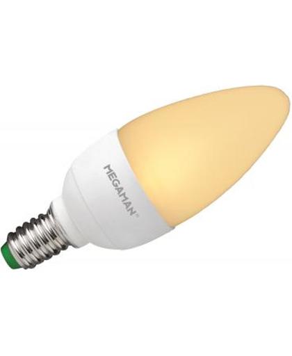 Megaman kaarslamp Mellow Light LED flame 3,5W (vervangt 25W) kleine fitting E14