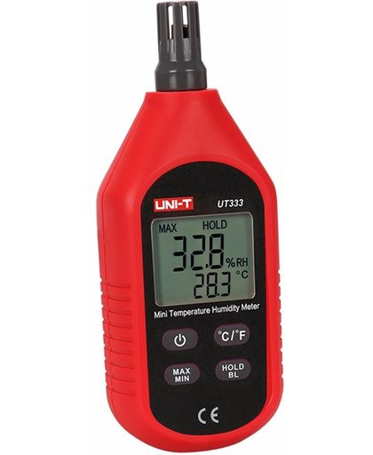 Luchtvochtigheidsmeter hygrometer humidity meter met temperatuurmeting