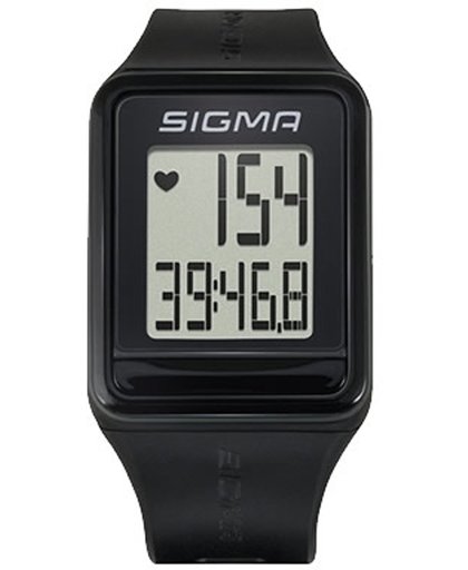 Sigma harstlagmeter ID.GO - sporthorloge met hartslagband - kleur zwart