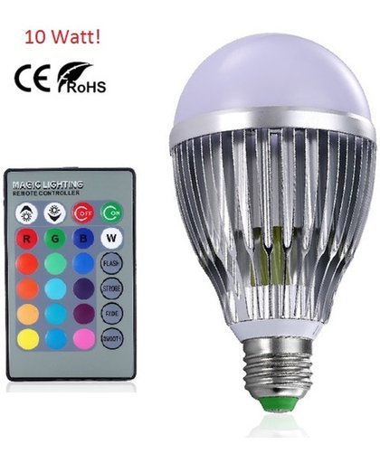 LED Lamp | Feest Disco lamp | RGB LED LAMP met Afstandsbediening | LED Verlichting | 10W | E27