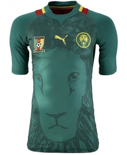 Kameroen Spelers Editie Thuis Shirt (Authentic Jersey) - Maat XL (Very Tight Fit!) - Kleur Groen