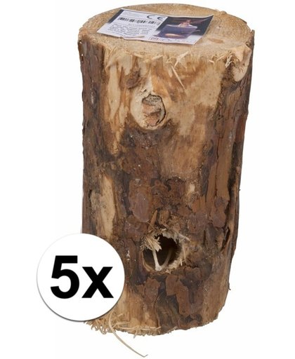 5 stuks Zweedse boom fakkels 20 cm