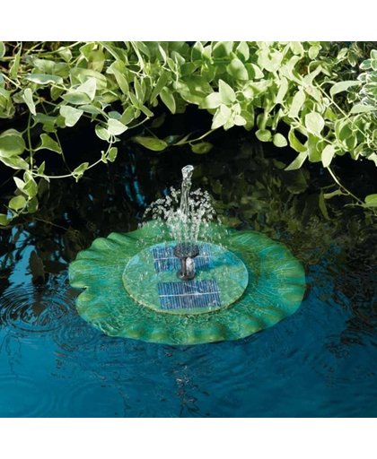 Drijvende lelie met fontein - solar