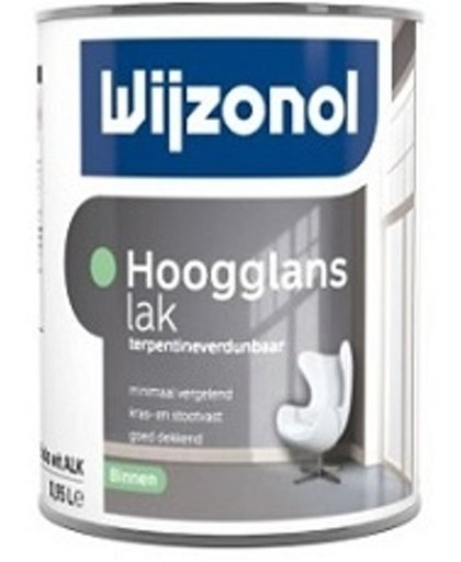 Wijzonol Hoogglanslak DHZ Alkyd RAL9005  Gitzwart 1 Liter